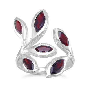 Adjustable Garnet Ring