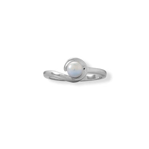 Sterling Silver Pearl Ring