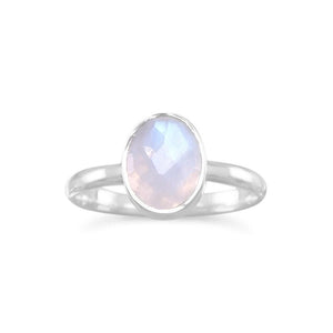 Sterling Silver Moonstone Ring