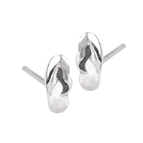 Solid Sterling Silver James Charlie Jewlery Flip Flop Studs