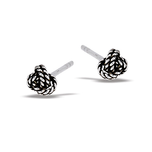 Solid Sterling Silver James Charlie Jewlery Oxidized Studs