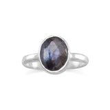 Sterling Silver Labradorite Ring