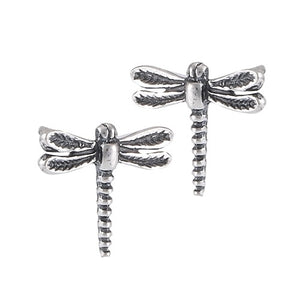 Sterling Silver Dragonfly Studs