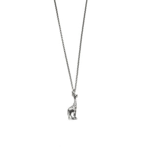 Sterling Silver Giraffe Necklace