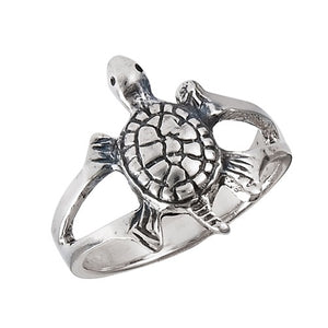 Sterling Silver Turtle Ring