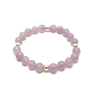 Sterling Silver Lavender Amethyst Bracelet